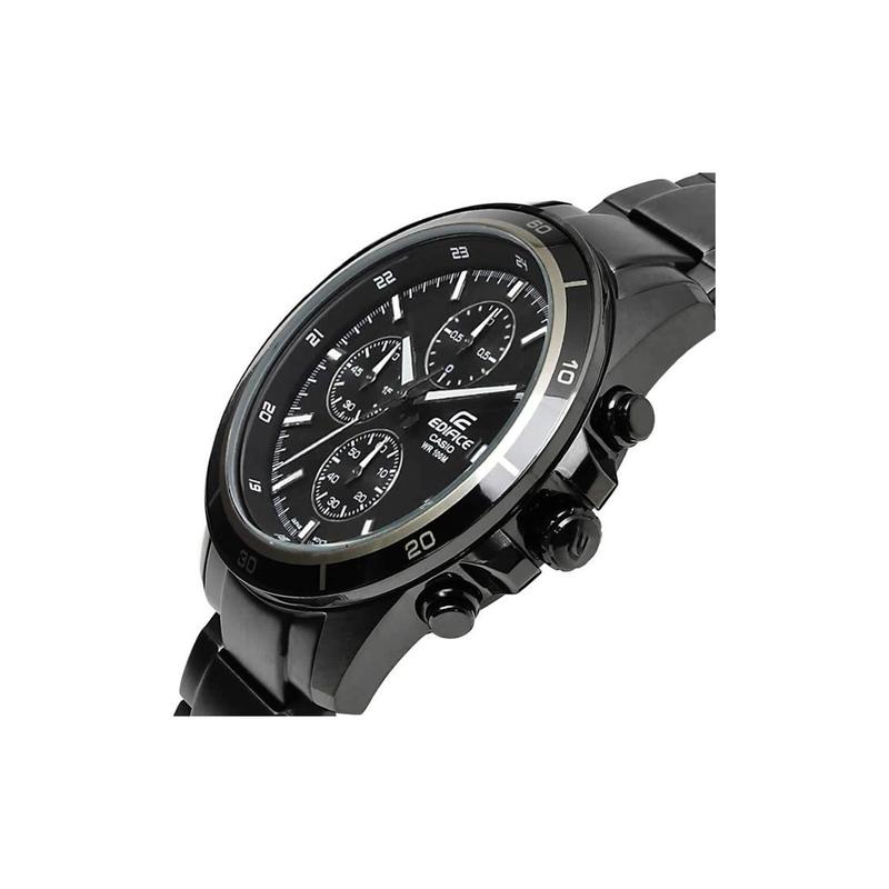 Casio EDIFICE Series Unicorn Steel Strap Waterproof Business Recommendation Quartz Movement Stainless Steel Strap Japanese and Korean EFR-526BK-1A1