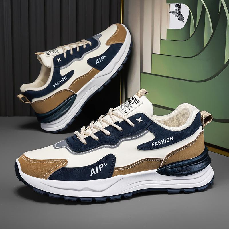 Sneakers New Spring Casual Shoes Summer Leather Waterproof and Non-slip Labor Insurance Shoes
