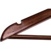 YAMLGHT Wooden Hangers, Natural Maple Wood for Suits, Shirts, Jackets, and Coats, with Thin Non-Slip Grooves, Anti-Deformation Trouser Rail, 360-Degre
