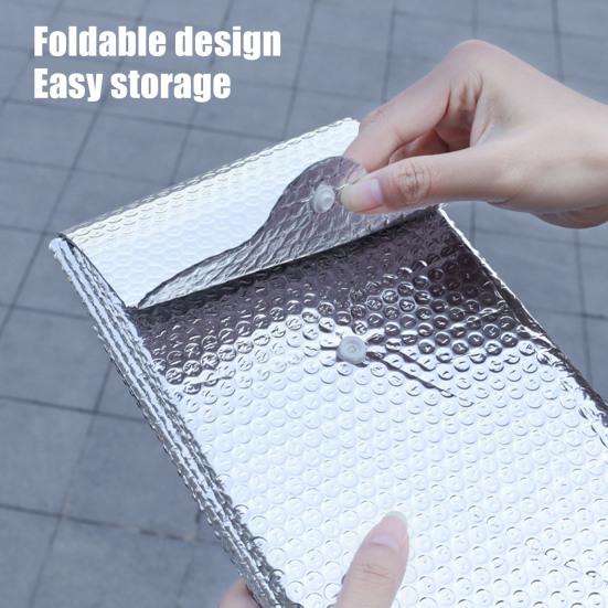 Foldable Car Sun Shade Windshield Windows Heat Shield with UV Protection Reflective Aluminum Foil Universal Car