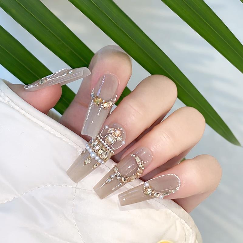 50Pcs Zircon Nail Diamond Decoration Mixed Loading Stereoscopic Nail Accessories Nail Painting Nail Salon Nail Artists