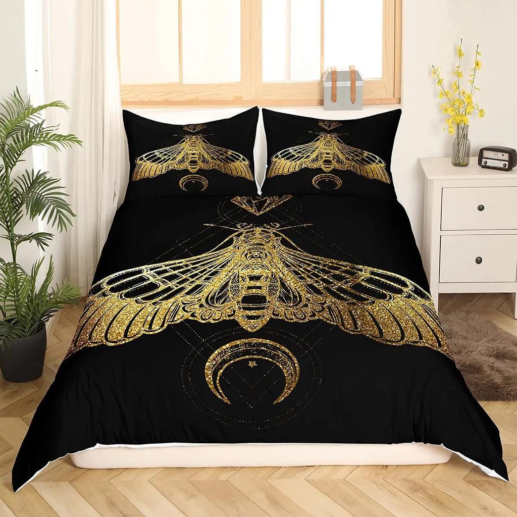 Bohemian Elephant Duvet Cover Set Mandala Bedding Set Twin For Boys Kids Exotic Animal Polyester Comforter Cover With Pillowcase