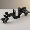 Door Panel Moving Cart 360Degree Rotating Casters Installation Tool Scratch Protection Heavy