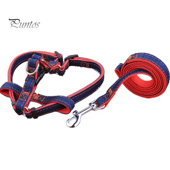 Dog Leash Home Pet Puppy Adjustable Traction Chest Strap Rope Harness Belt Walking Hand