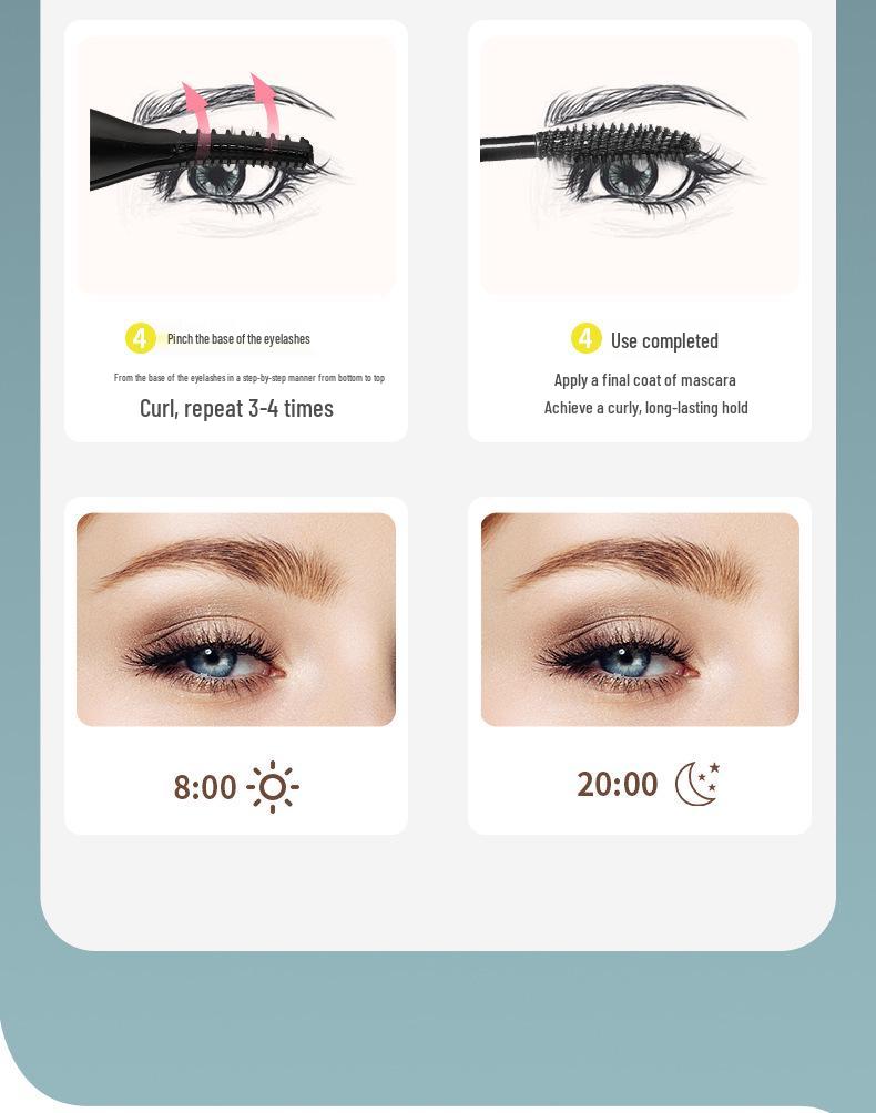 Rechargeable Electric Eyelash & Eyebrow Curler with Three-Speed Temperature Control