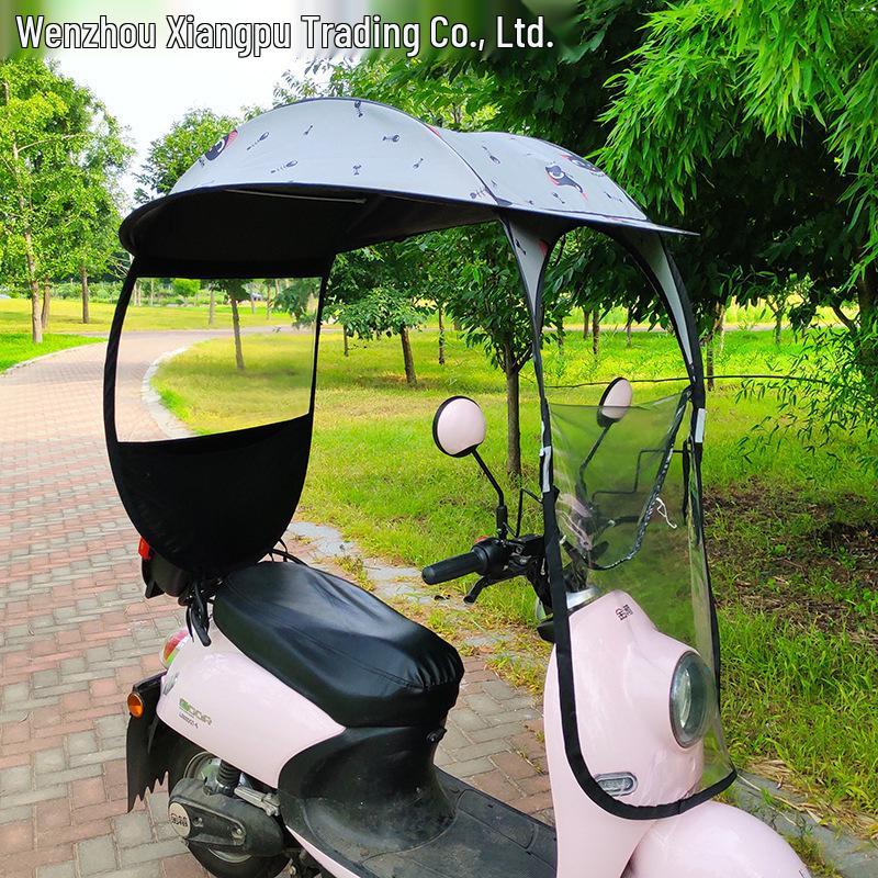 Stříška na elektrokolo: Plážový přístřešek odolný proti dešti a větru