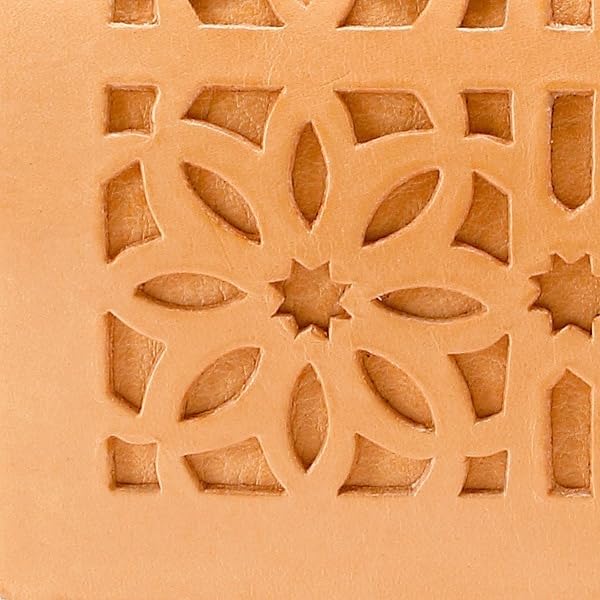 Flap Long Wallet Cutwork Brown [Genten]