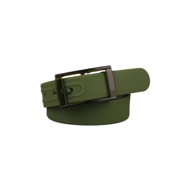 

[Aspade] rubber belt rubber belt golf belt men s ladies silicon sports outdoor for golf white red black Popularity thick length adjustment metal