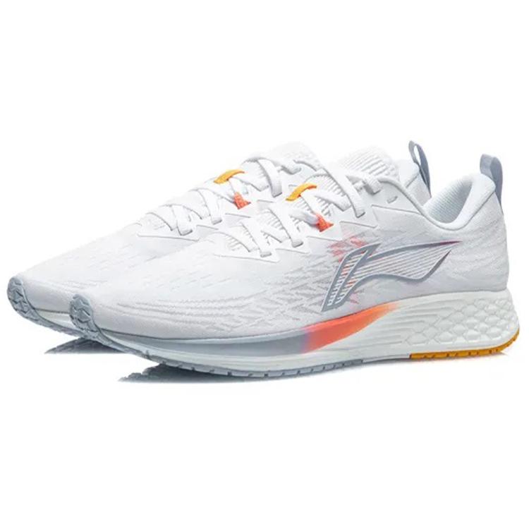 New LiNing Red Hare 4 Cushioning Anti Slip Wear Resistant Breathability Low Top Light Foam Running Shoes Men's Aurora Blue ARMR003-7