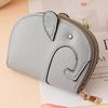 Adorable Elephant Zipper Card Holder: Compact Multi-Storage for Cards, IDs, Coins, and Driver's License. Lightweight and Portable.