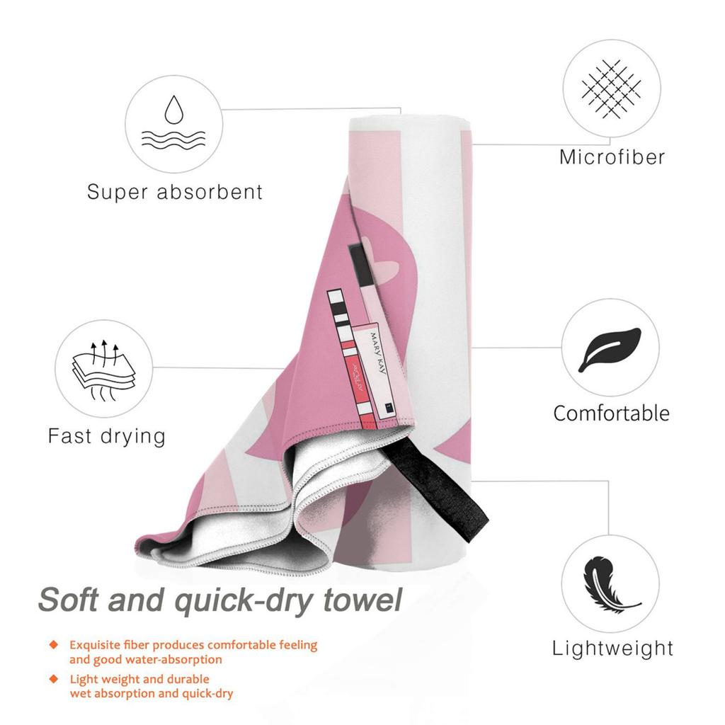 Mary Kay Ručník na pláž Měkké mikrovlákno Rychleschnoucí Absorpční Rychlé ručníky na jógu