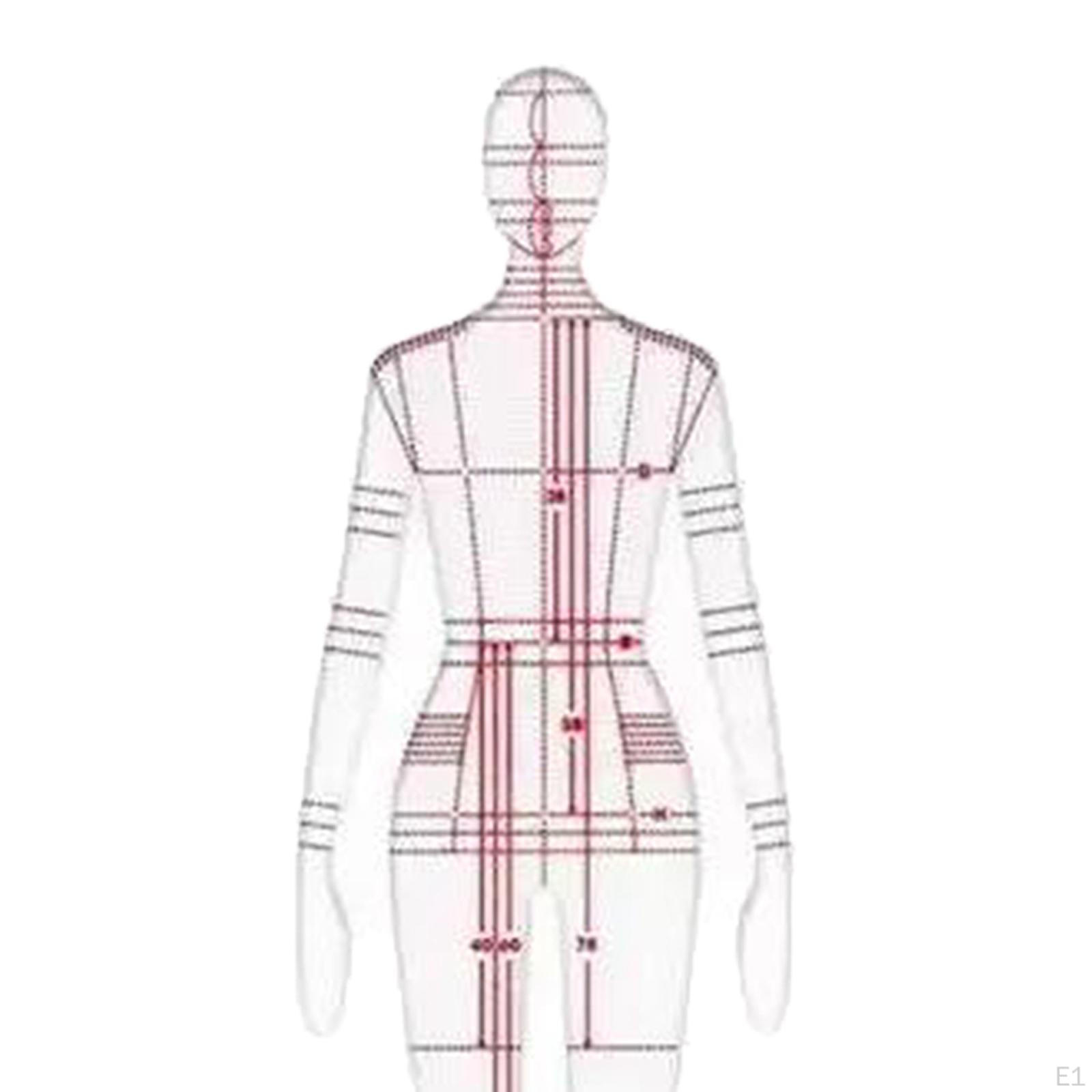 4шт модная линейка для рисования — фото 2