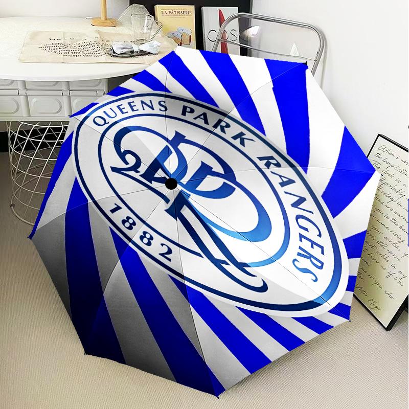 Queen's Rangers Crest Umbrella 8-Frame for Travel, Camping, Casual Lightweight Portable Umbrella, Essential for Every Family Holidays Gift