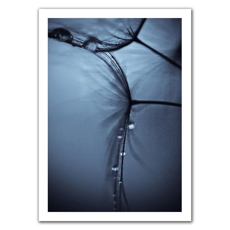 

Мода Синий Природа Настенная Картина Абстрактные Цветы Одуванчика Холст Картины Растения Художественный Принт Плакат Пейзаж Домашний Декор HD3077 50x70cm no frame