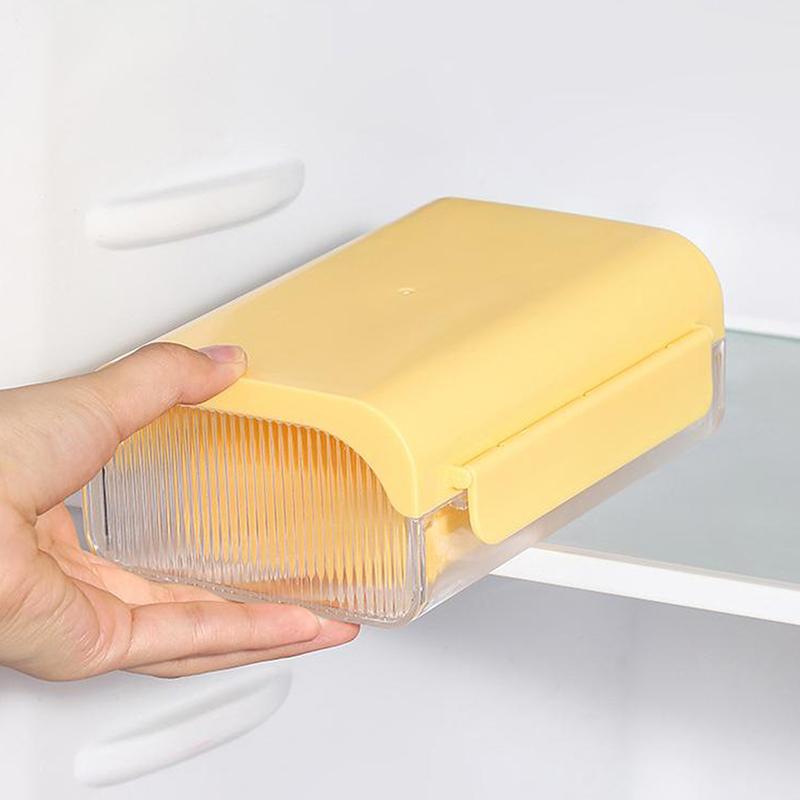 Butter Dish With Cover Butter Fresh-Keeping Box With Cutter Slicer Countertop Butter Box For Home Cheese Storage Box
