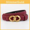Genuine Twolayer Leather Belt For Women With Pin Buckle And Versatile Fashion Accessory