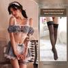 Mulanqing Cute Maid Outfit: Sexy Lace Suspender Lingerie for Women