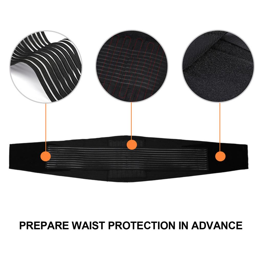 Sports Waist Support Belt With Compression For Gym Cycling Running