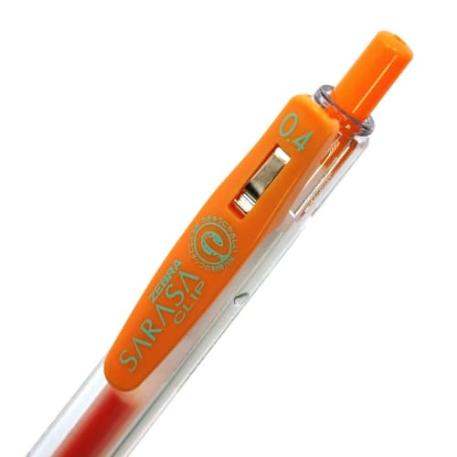 Zebra Sarasa Clip 0.4mm Red JJS15-R