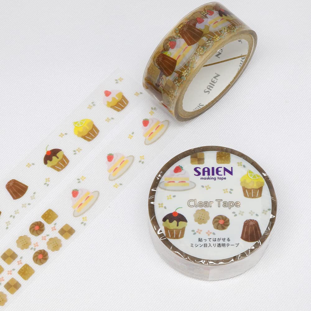 Made In Japan Kamiiso Masking Baked Goods 15mm X 3m HR-0004 <SAIEN Tape>