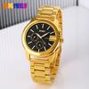 Fashion multi-functional scale quartz watch, solid steel belt business men's watch direct sales