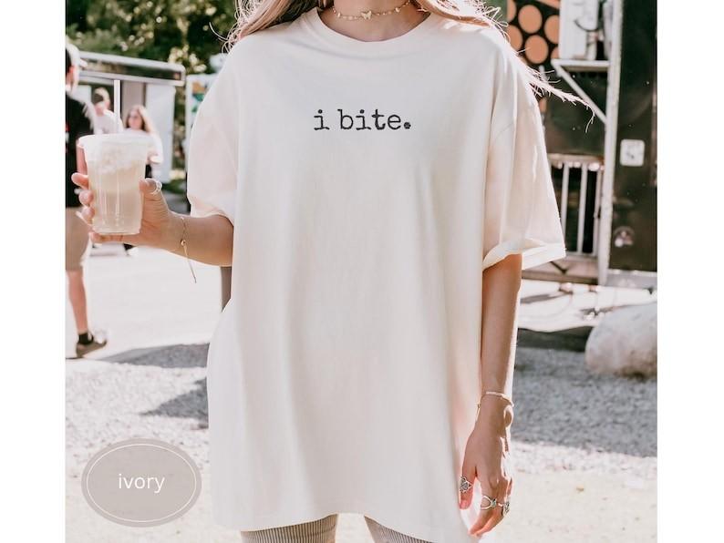I bite shirt, sarcastic humor tshirt, vintage funny tshirt Unisex T-Shirt XXXL