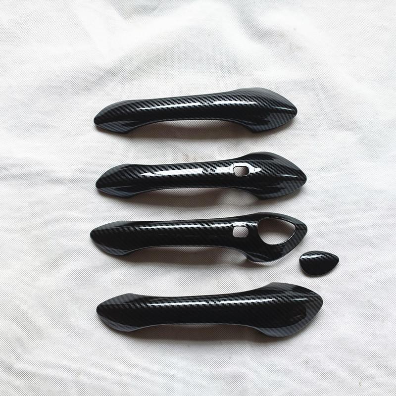 

For Chevrolet Trax Crossover 2023 2024 Accessories Door Handle Cover Trim Plastic Imitation Carbon