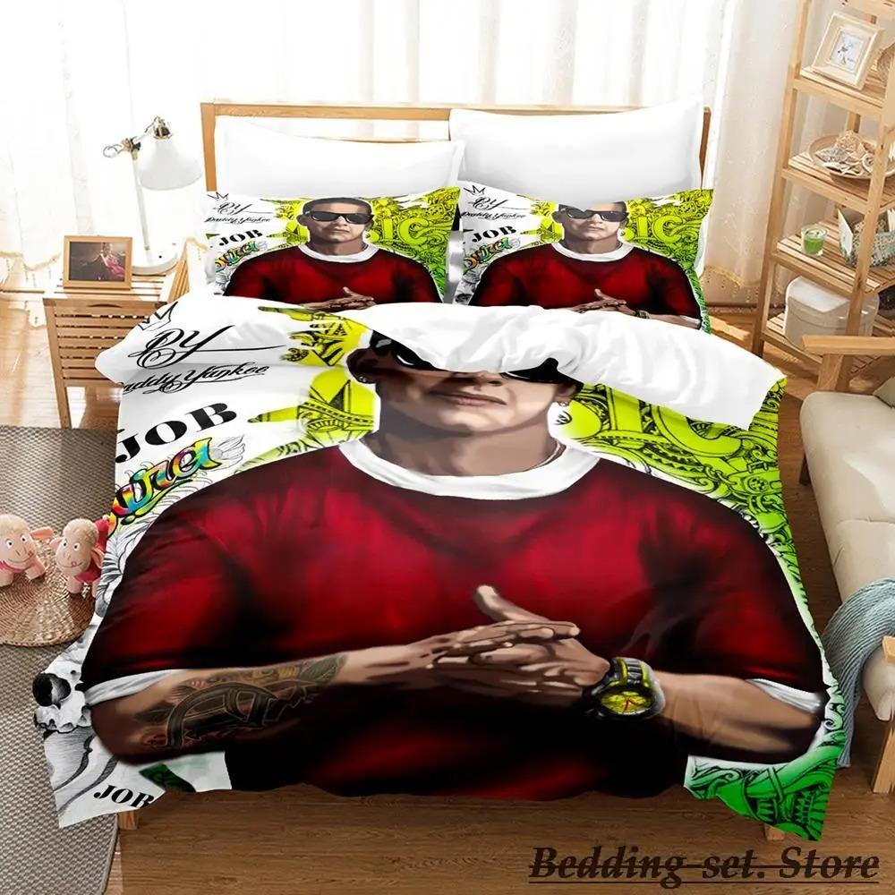 Daddy Yankee Bedding Set Single Twin Full Queen King Size Bed Set Aldult Kid Bedroom Duvetcover Sets Anime parure de lit Bed