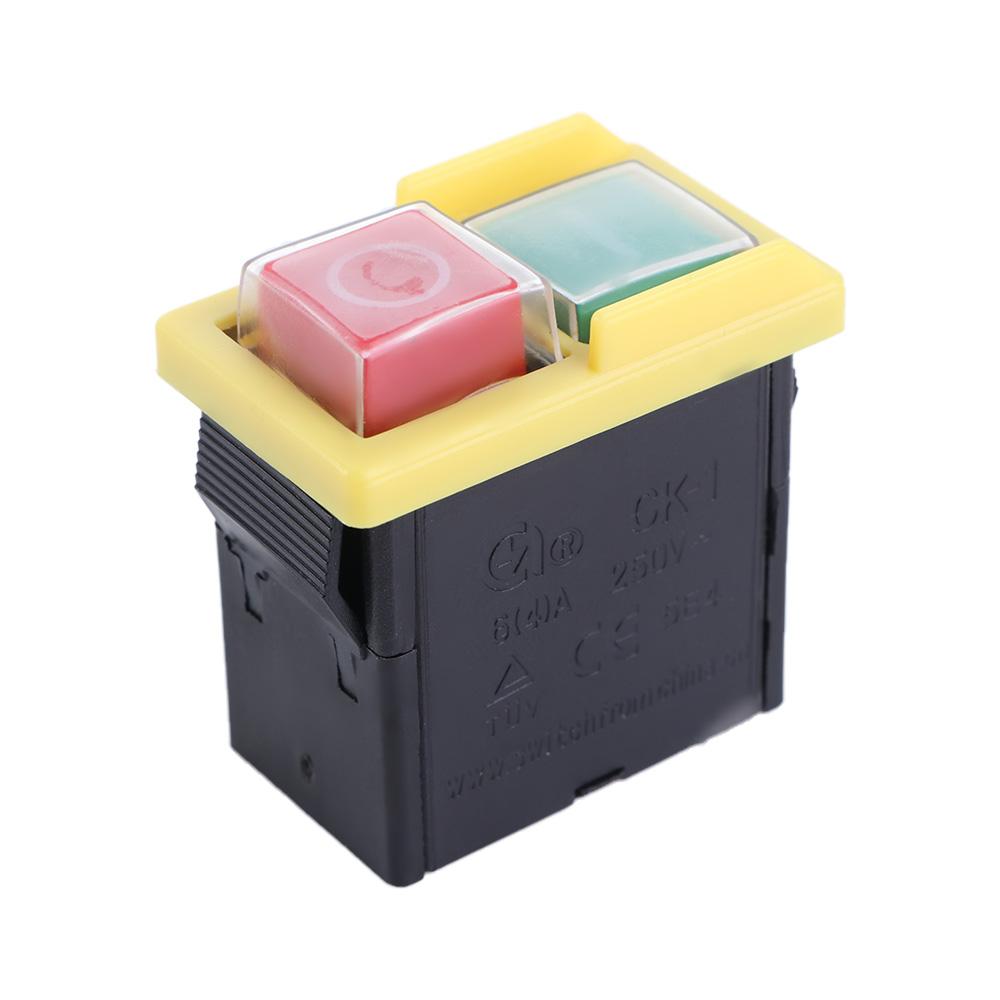 KJD6 5e4 Durable Pushbutton Machine On Off Saw Cutter Drill Box Switches Switches Power Supply Control Box