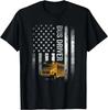 School Bus Driver Usa American Flag Funny Bus Driver Gift T-Shirt