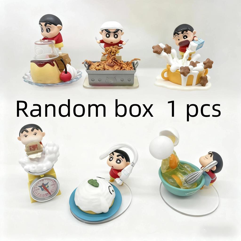 New Products In Stock Anime Xiao Xin Dishes Blind Box Figurines Figurines Desktop Ornaments Birthday Surprise Gifts Souvenir