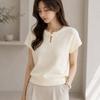 Rellawear Women S Ribbon Point Keyhole Neck Knit 26jt08