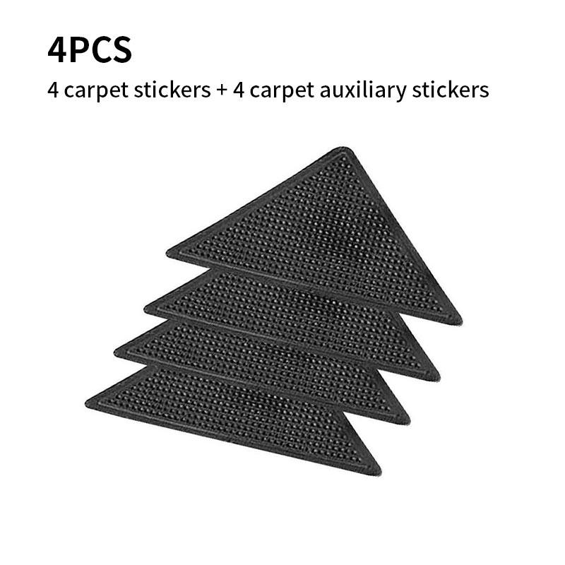 

Треугольный ковер Нескользящие наклейки Моющийся многоразовый коврик Захват Противоскользящий резиновый коврик Заплатка Лента Плиточный пол Ковры Углы Подкладка