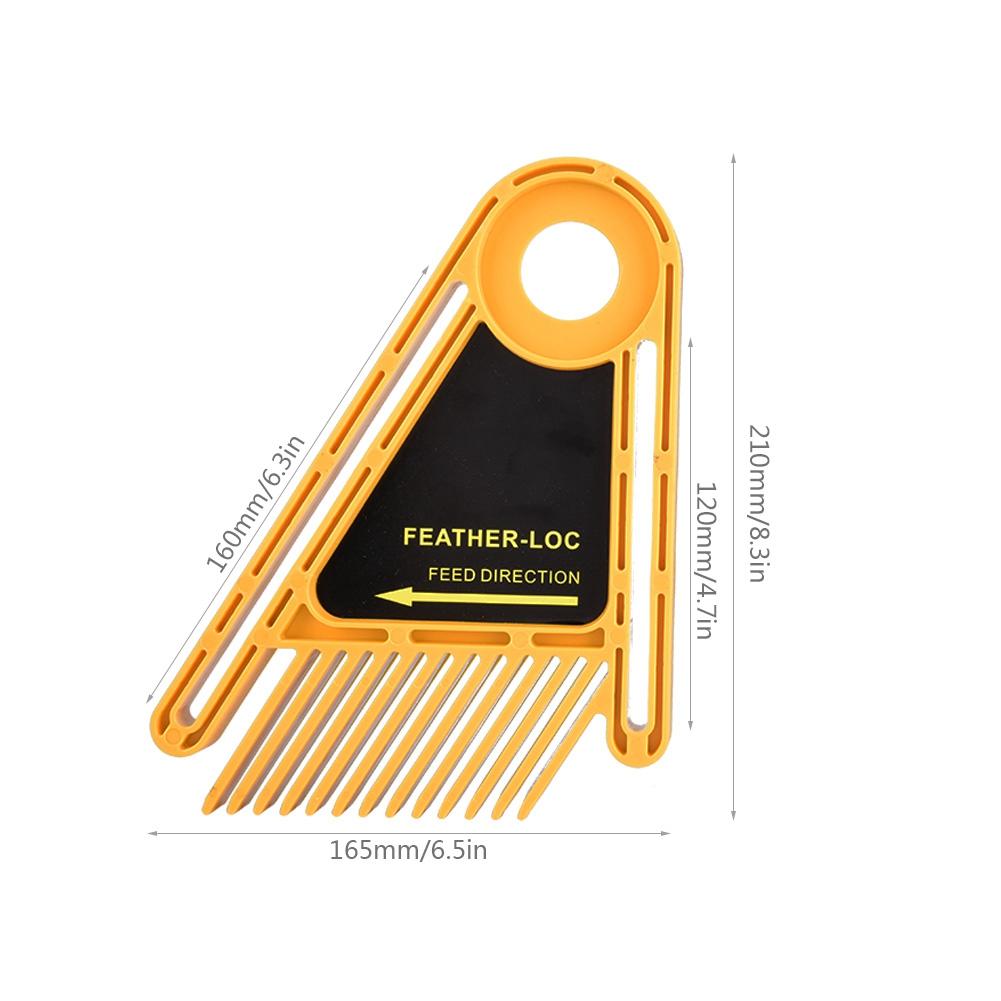 Plastic Double Featherboard For Trimmer Router Table Saw Woodworking Accessories