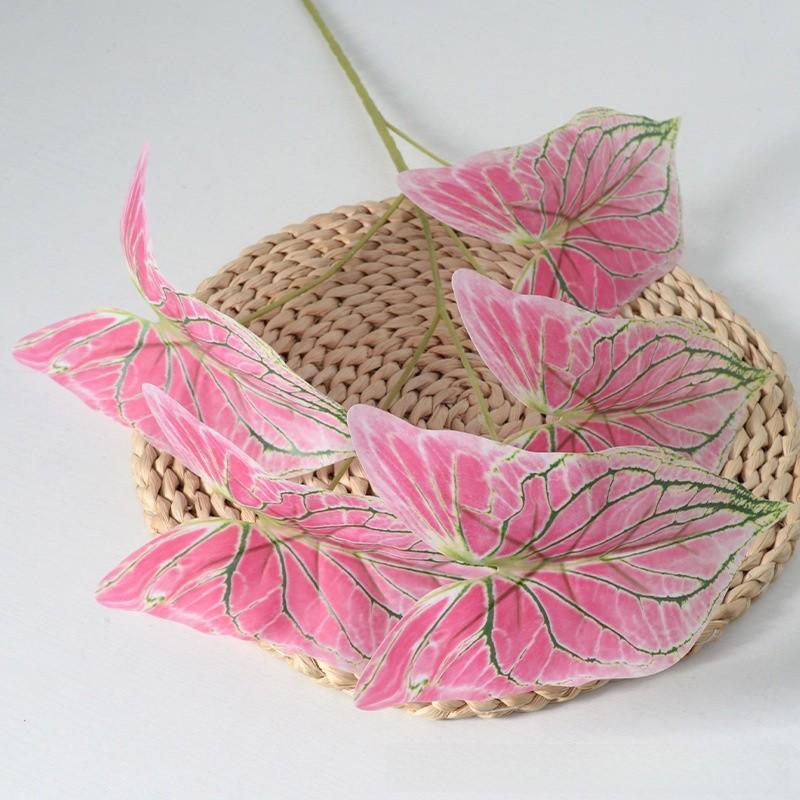 Fake Green Plant With Diverse Color Options For Photography Settings And Home Styling