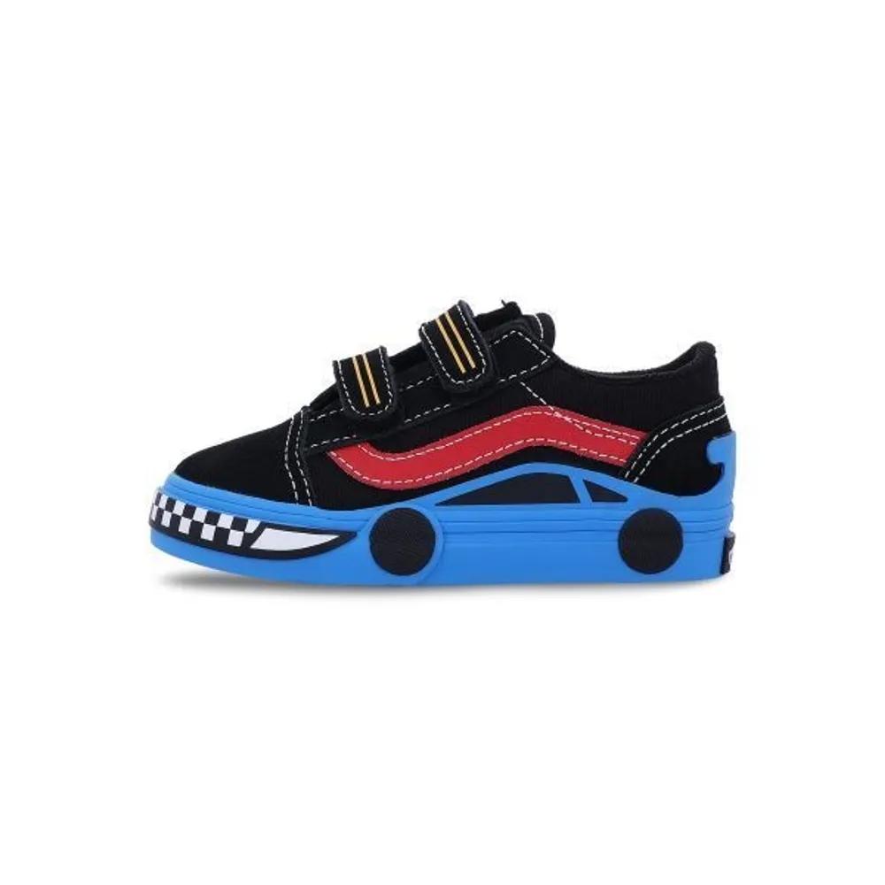 Vans KIDS Old Skool V Car Toddler - Black Blue VN000EE7Y611 01 130