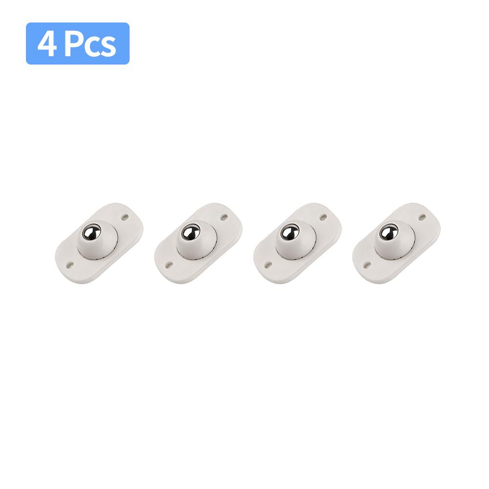

4/8/16/20/40Pcs Self Adhesive Caster Wheels Stainless Steel 360 Degree Rotation Paste Swivel Wheels Sticky Pulley for Furniture