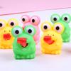 Toys Kids  Childrens 4Pcs Funny Sticking Tongue Out Frog Sensory Stress Relief Fidget for Birthday Party Favors Halloween Pinata Fillers