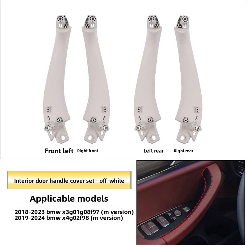 Popular Luxury Carbon Fiber Plastic Texture Car Interior Accessories Door Handle Trim for X3 G08/X4 G02
