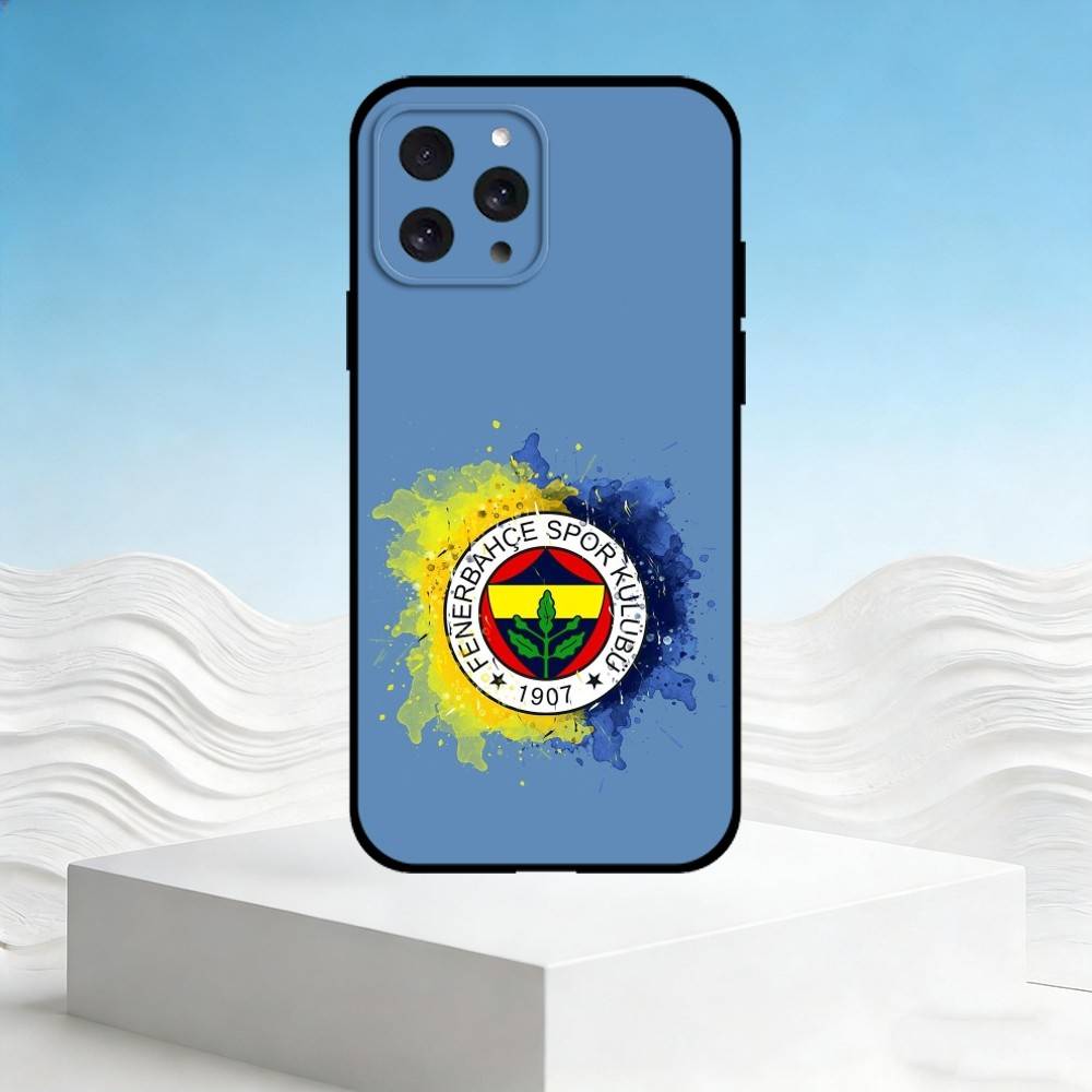 

Чехол для телефона T-Turkey Fenerbahce-E для iPhone 17,16,15,14,13,12,11 Plus,Pro Max,SE4 Мягкий силиконовый черный чехол iPhone16e