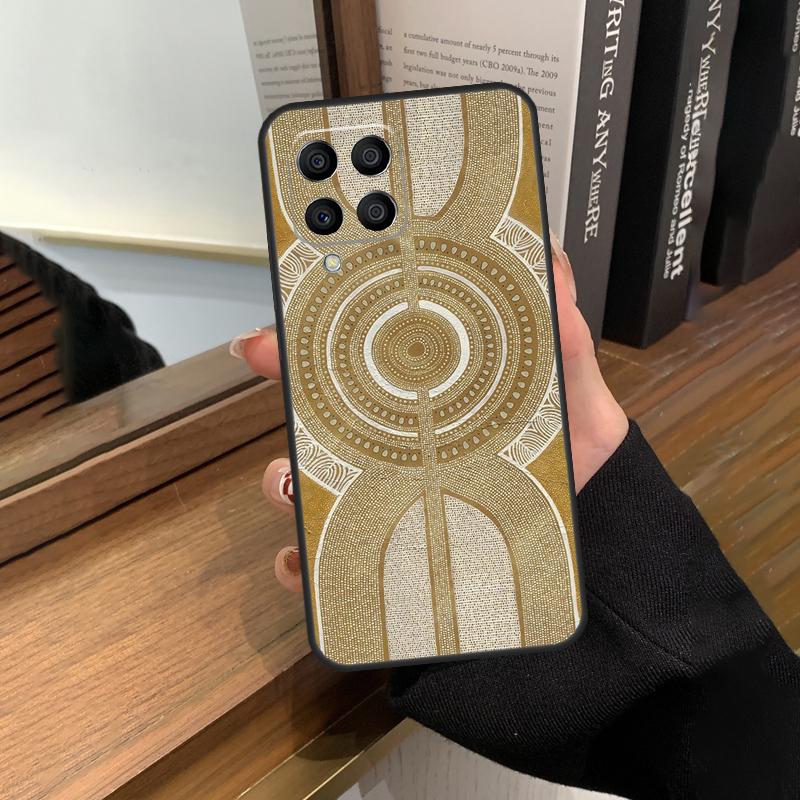 Aboriginal Art Print Case For Samsung Galaxy M31 M21 M11 M20 M23 M54 M14 M34 M13 M52 M32 M12 M16 M36 M56 M15 M55