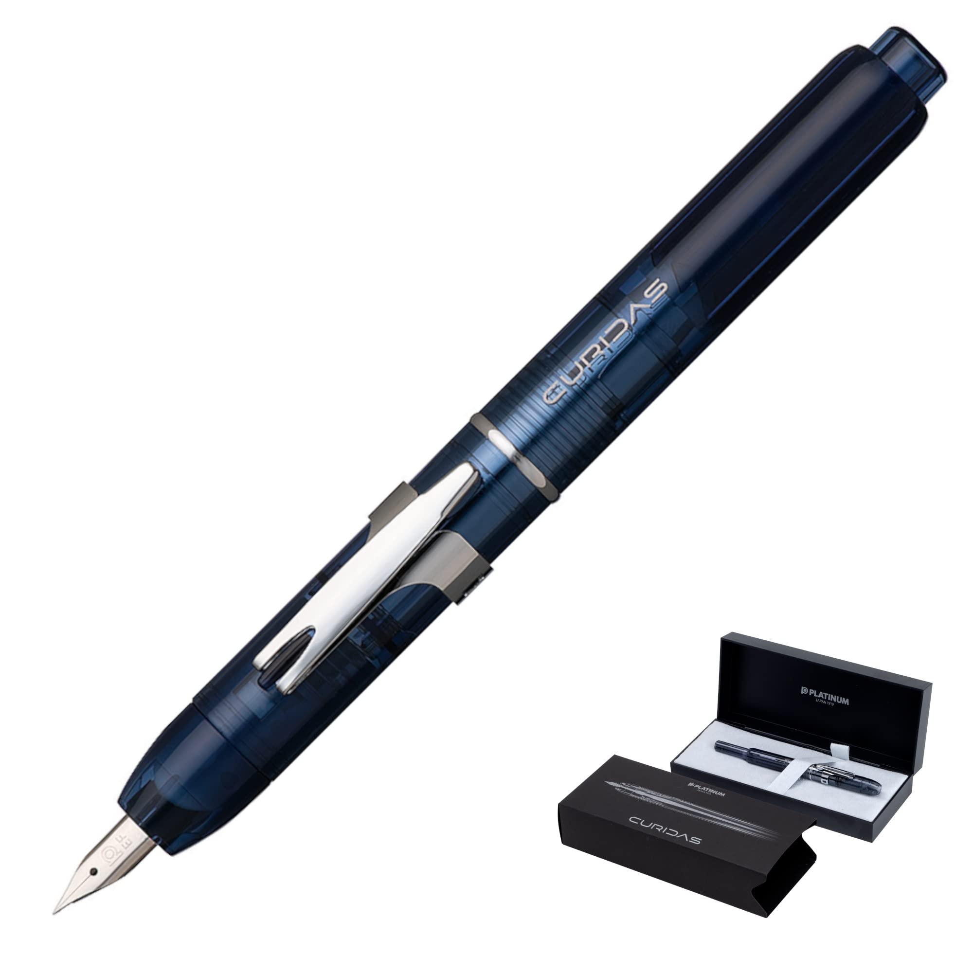 

Platinum Curidas Abyss Blue Extra Fine Fountain Pen PKN-7000#50-1