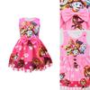 Schleife Mädchen Kinder Kleid Kurzarm Cosplay Kostüm Party Prinzessin