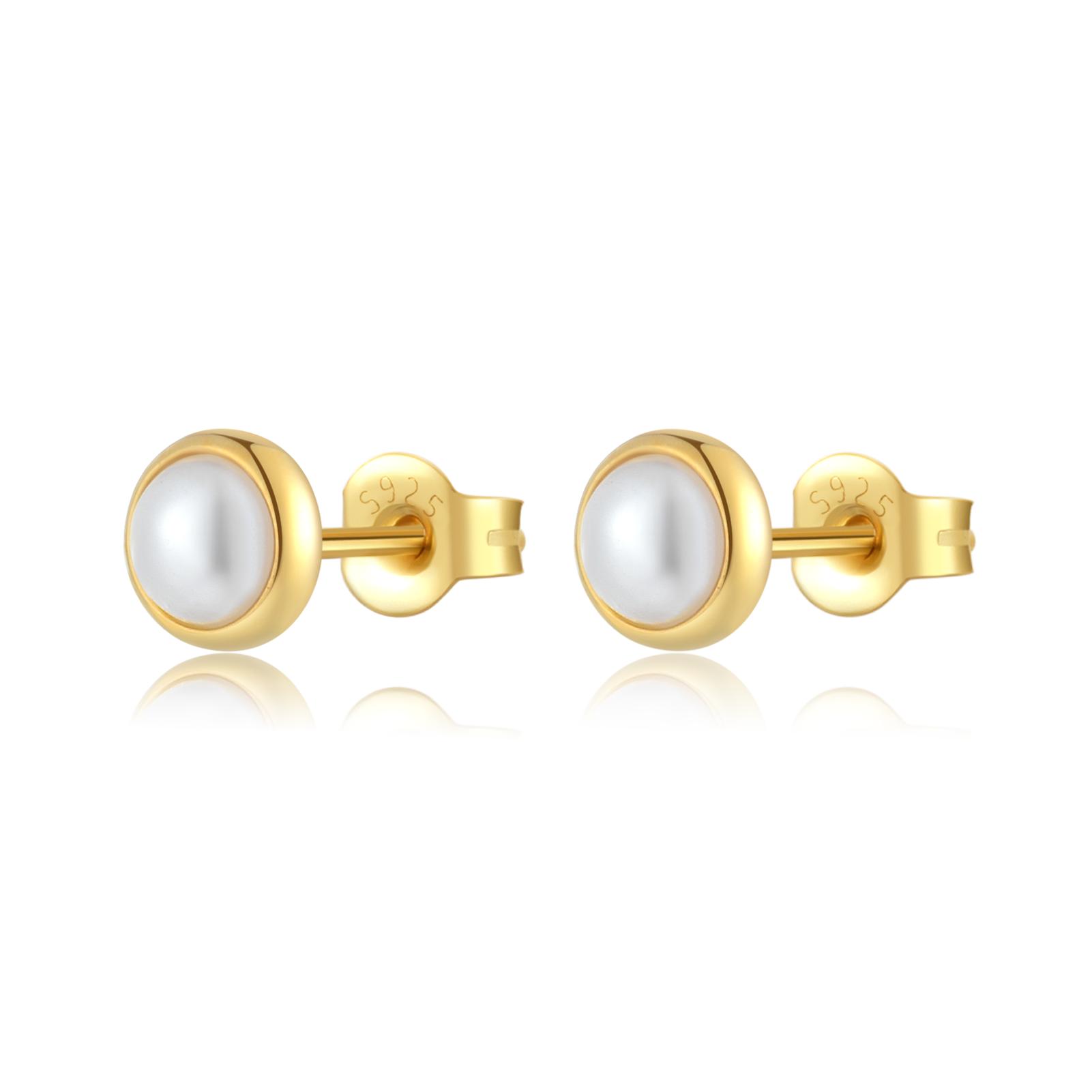 

ANDYWEN серьги-гвоздики из стерлингового серебра 925 пробы с золотым жемчугом, женские роскошные ювелирные изделия, 2023, свадебные украшения, подарок M