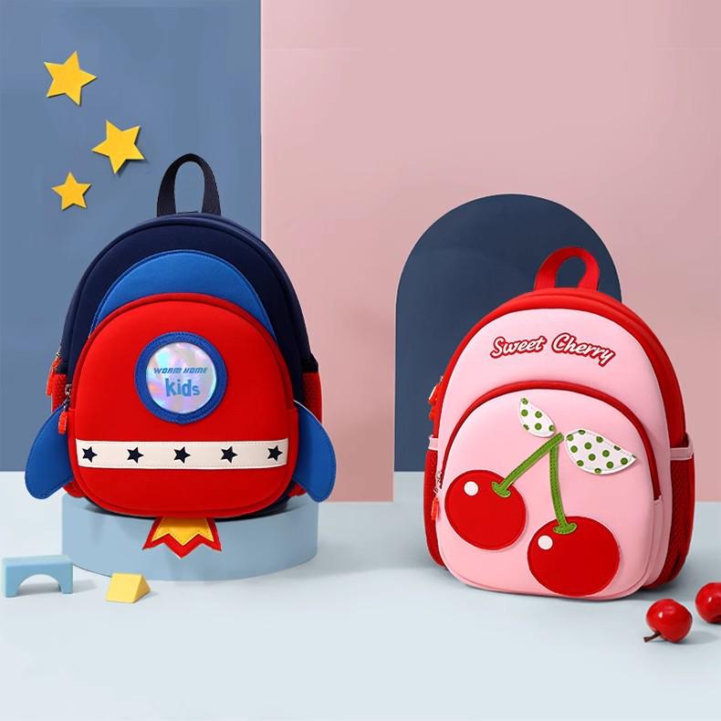 1-3 Year Old Kids' Anti-Lost Cartoon Backpack - Lightweight & Cute for Girls' Outings