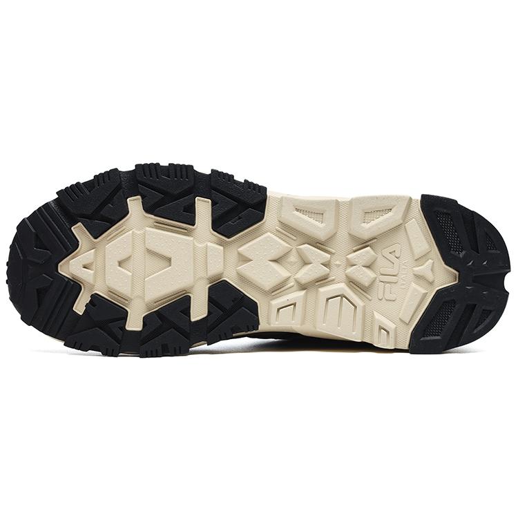 New FILA Trek 1S Low Shoes 'Black Silver' F12M242119FBD