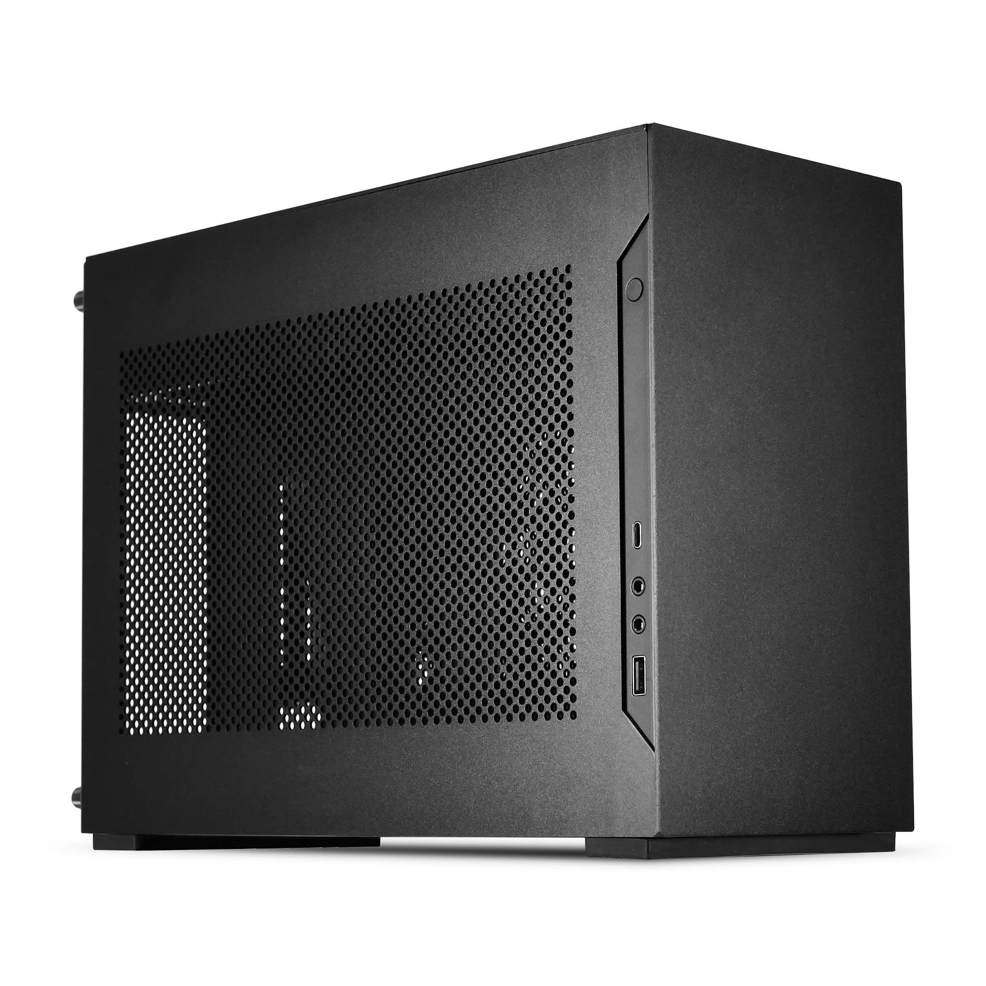

LIANLI LIANLI PCIe Compatible Small Form Factor PC Case Black Compatible with Supports up to 322mm triple slot GPU Equipped with USB type C connector