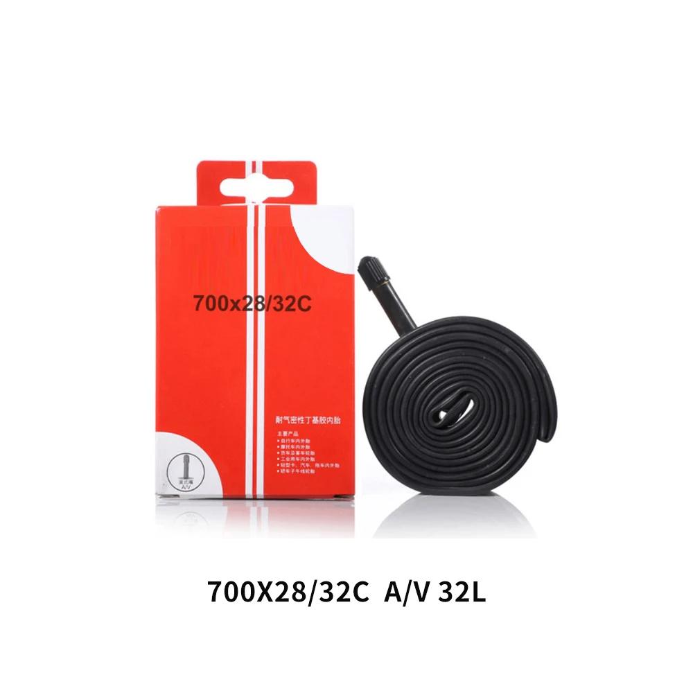 

Bicycle Tire Inner Tube 700C 18-23C 23-25C 28-32C 35-43C 45C Premium Rubber Schrader Presta Valve Inner Tube