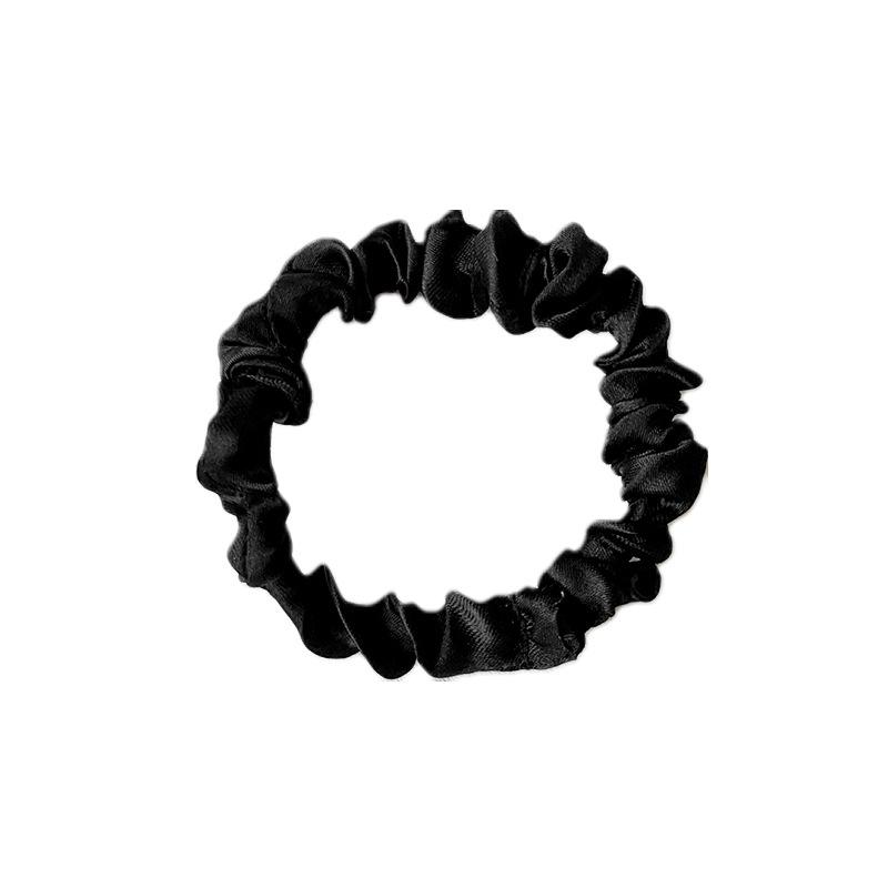 Satin Cloth Art Large Intestine Hair Band European and American Headrope Hair Accessories Simple Headband Head Flower Rubber Band Hair Accessories