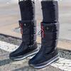 2026 Non Slip Waterproof Platform Snow Boot Casual Female White Shoes Winter Thick Women's Snow Boots Warm Plush Mid-calf Boots